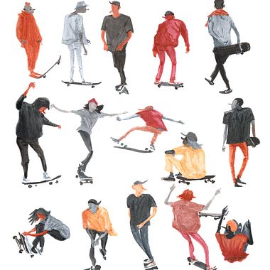 Julien Missiaen ilustra el mundo del skate