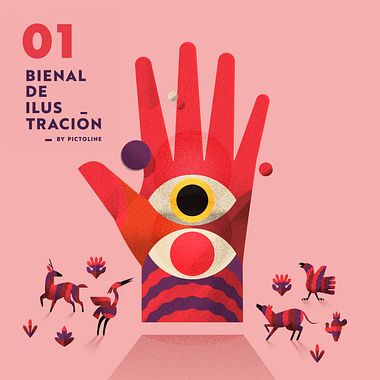 Participa en la I Bienal de Ilustración by Pictoline