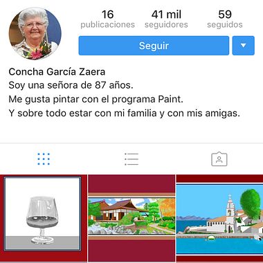 La abuela del píxel art ilustra con Microsoft Paint