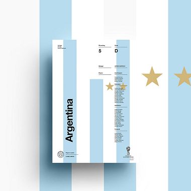 Carteles minimalistas para el Mundial de Rusia 2018