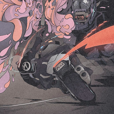 DirtyRobot ilustra la juventud más futurista