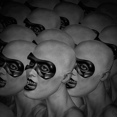 Los surreales y espeluznantes GIF de Colin Raff