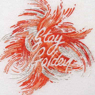 Los tres artistas de las letras bordadas favoritos de Florula