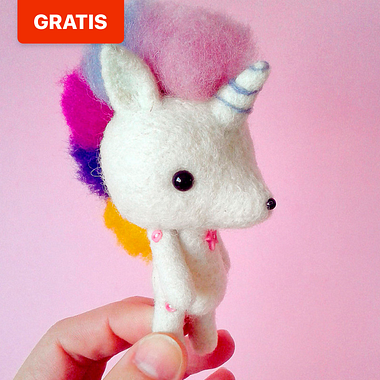 Practica needle felting con estos patrones de Caro Indy