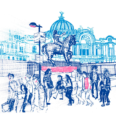 La CDMX como musa del dibujo e historias de Emmanuel Peña
