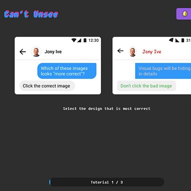 Un juego que te ayuda a mejorar tus habilidades de UI