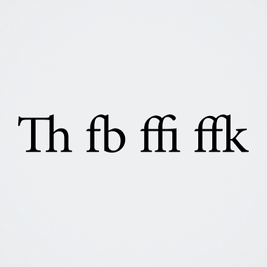 Tutorial Tipografía: las fuentes OpenType