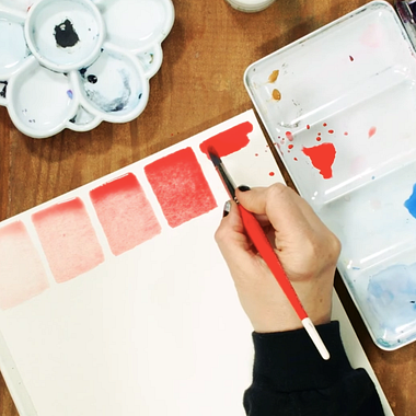 Cómo hacer transparencias con acuarelas