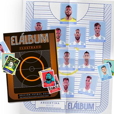 Un álbum que une dos pasiones: fútbol e ilustración