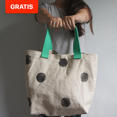 Descarga gratis un patrón para realizar tu propia tote bag