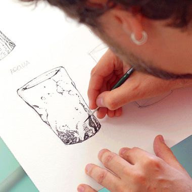 Tutorial Ilustración: cómo dibujar texturas con tinta china