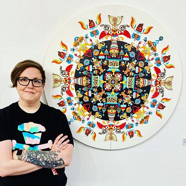 De la ilustración 2D al papercut: el universo de Sarah Kuehnle
