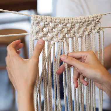 Tutorial Macramé: cómo diseñar el patrón de un tapiz