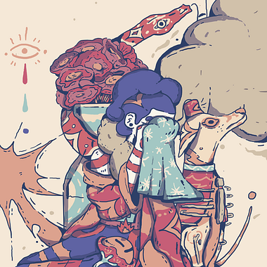 El proceso creativo de Alex Lechuga y su ilustración a todo color