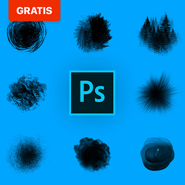 Guía gratuita de pinceles para retoque e ilustración en Photoshop