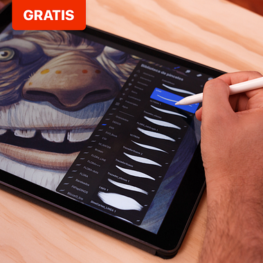 Descarga gratis un pack de pinceles para Procreate