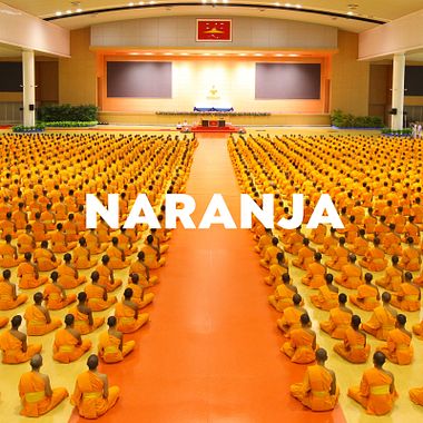 Breve historia del color naranja