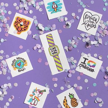 Conheça o processo criativo das tatuagens de Carnaval de Xuquila Tatu