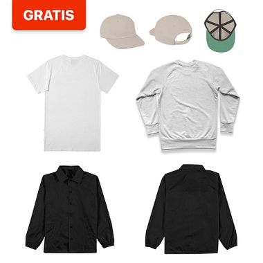 Descarga gratis los mockups de Smithe para diseños de streetwear