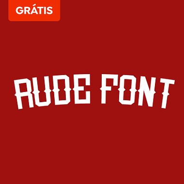 Download grátis: fonte Rude, de Miguel Nieto