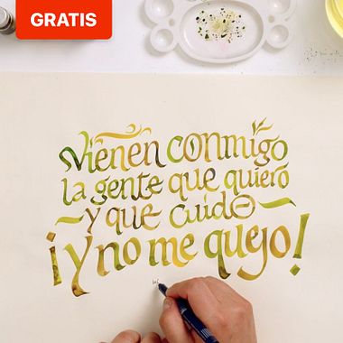 Descarga gratis una plantilla para practicar caligrafía fundacional