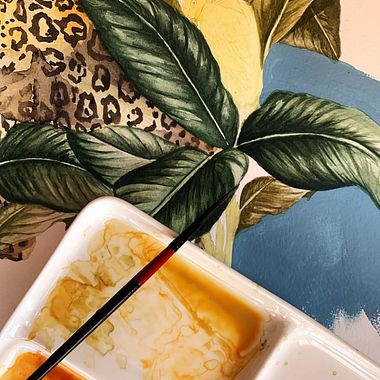 Materiais: kit básico para ilustração botânica