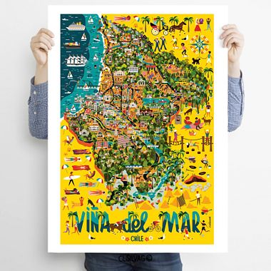 Proyectos Domestika: del miedo al vector al éxito de un mapa ilustrado