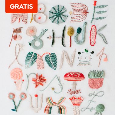 Descarga gratis una plantilla de bordado #QuédateEnCasa