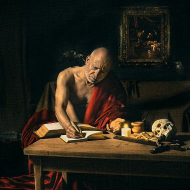 Proyectos Domestika: Recreación fotográfica de Caravaggio