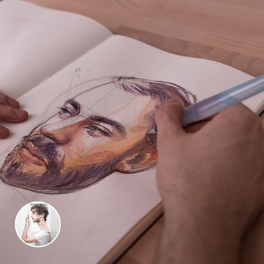 Domestika Projects: Watercolor Portrait Notebook