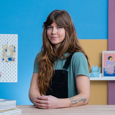 La ilustradora Emma Hanquist dibuja su carrera en este Draw Yourself