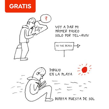 Descarga gratis el libro ilustrado Tres Viajes: Tel Aviv, Buenos Aires, Turín