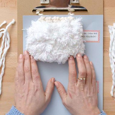 Tutorial Tejido: nudo de alfombra de macramé 