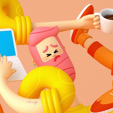 Proyectos Domestika: animación y diseño de personajes de Clim Studio