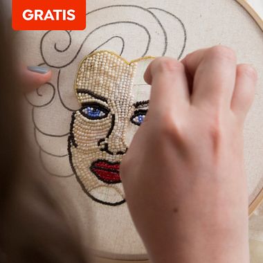 Descarga gratis un patrón para bordar a Marilyn Monroe