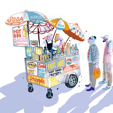 Illustration Tutorial: How to Refine Drawings of Urban Objects and People
