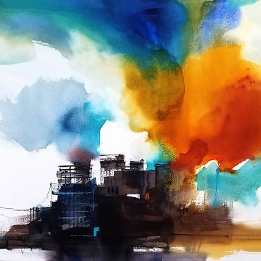 Finalização de aquarelas