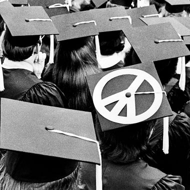 Why is the Peace Symbol Three Lines and a Circle?