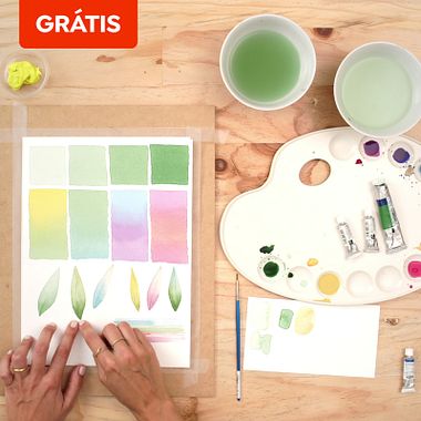 5 aulas grátis para aprender como criar sua paleta de cores com aquarela