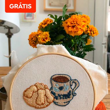 Download grátis: padrão de bordado para o Dia dos Mortos