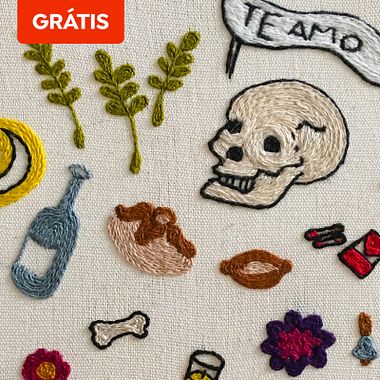5 aulas gratuitas para aprender a bordar flores e plantas do zero