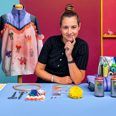 Tutorial Upcycling: estampagem de peças de roupa