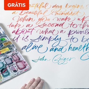 5 aulas gratuitas de brush pen para perfeccionistas
