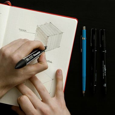 Tutorial Sketching: como representar textura de pedra com caneta e marcador