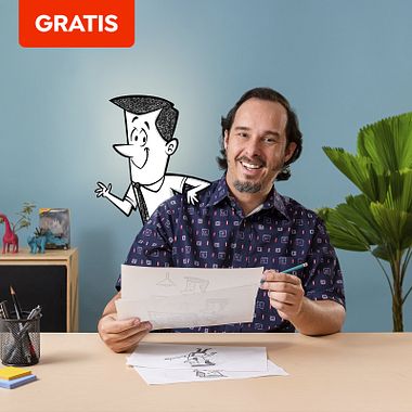 Aprende gratis a diseñar personajes estilo cartoon con el curso de Ed Vill