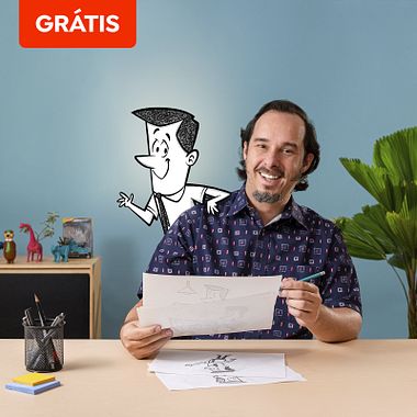 Aprenda gratuitamente a criar personagens estilo cartoon com o curso de Ed Vill