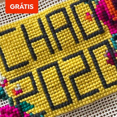 Download grátis: padrão de pontos cruzados para dar adeus a 2020