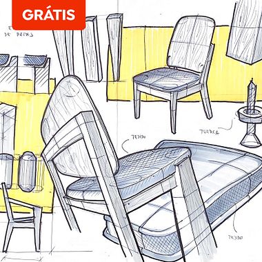 Download grátis: guia de sketching para projetos de design de interiores