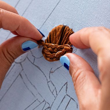 Descarga gratis diseños para bordar cabello con volumen