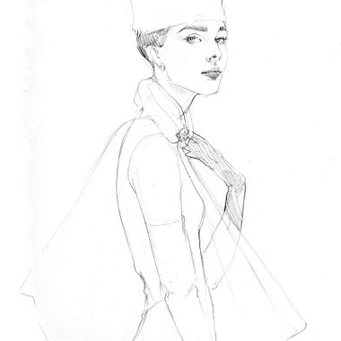 Descarga gratis un boceto de Audrey Hepburn 